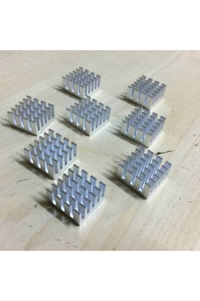 Platoon Chipset Heatsink 0.8x1.5x1.5 Aluminum 8 Pieces Chip Chipset Structure