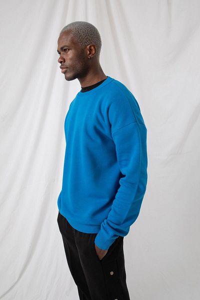 gothamvibes Ανδρικό φούτερ Vibe Oversize Μπλε