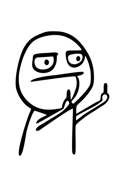 Quart Aksesuar 15 X 11 Cm Çöp Adam Oto Sticker Araba Cam Sticker Siyah