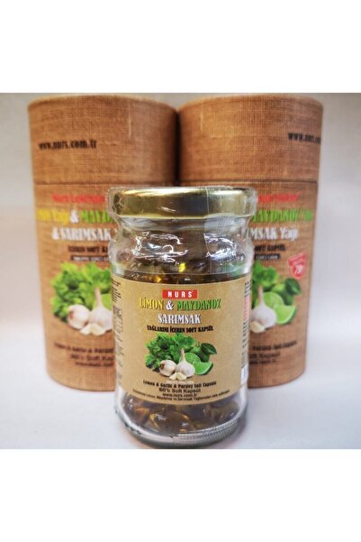 Nurs Lokman Hekim 2 Adet Limon Maydanoz Sarımsak Yağı Kürü
