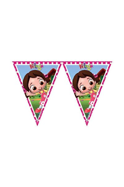 Genel Markalar Niloya Temalı Bayrak Set Üçgen Flama 320x28 cm