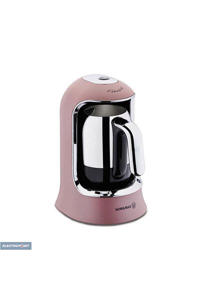 KORKMAZ Original Kahvekolik Rosegold Chrome Automatic Coffee Machine A860-06