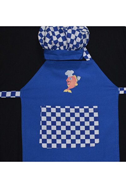 Egs-Ecem İş Elbiseleri Çocuk Aşçı Şapkası Ve Servis Önlüğü