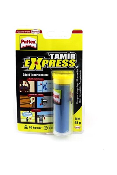 Pattex Marka: Tamir Express 48 Gr. Tamir Macunu Kategori: Yapıştırıcılar