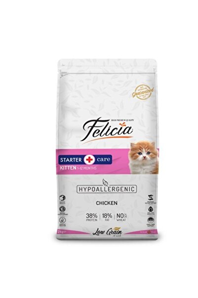 Felicia Düşük Tahıllı Hipoalerjenik Tavuklu Anne Ve Yavru Kedi Maması 2 Kg