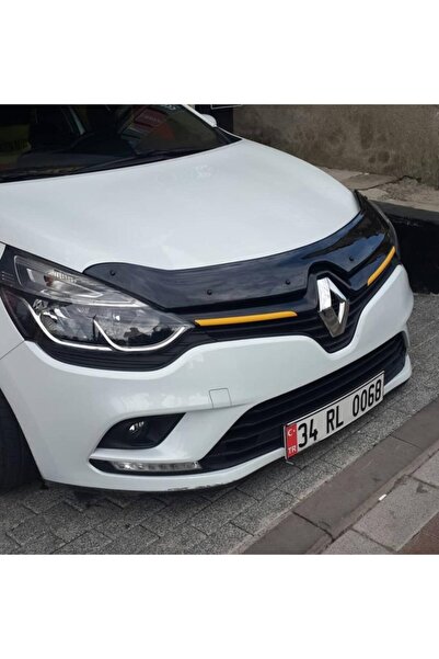 stuning Renault Clio 4 Kaput Rüzgarlığı Parlak Siyah 2012-