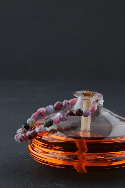 OSMANLI DEĞERLİ TAŞ Sertifikalı Turmalin Doğal Taş Bileklik Naturel Kesim