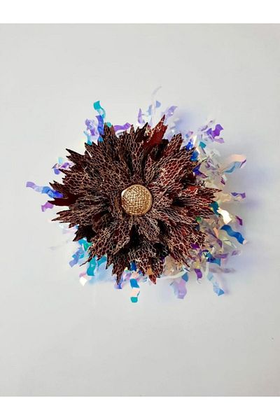 canan dizayn Αξεσουάρ λουλουδιών με κουμπιά Janjan 8x8 cm (1 τεμάχιο)