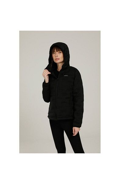 lumberjack Ct655 Alisa Coat 1pr Μαύρο Γυναικείο Κοντό Παλτό