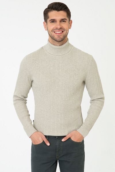 Pierre Cardin Ανδρικό πουλόβερ Sand Melange G021SZ0TK.000.1277816