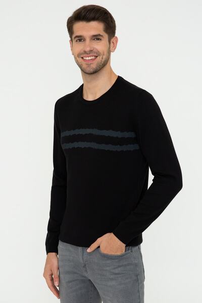 Pierre Cardin Sıyah Erkek Kazak G021SZ0TK.000.1277824