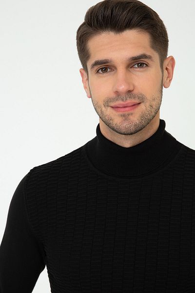 Pierre Cardin Черен мъжки пуловер G021SZ0TK.000.1388111