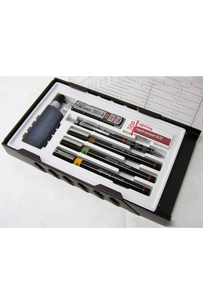 Rotring Rotring Isograph Set Without Pergels (0.2-0.3-0.5)+tıkky (college Set) S0699370