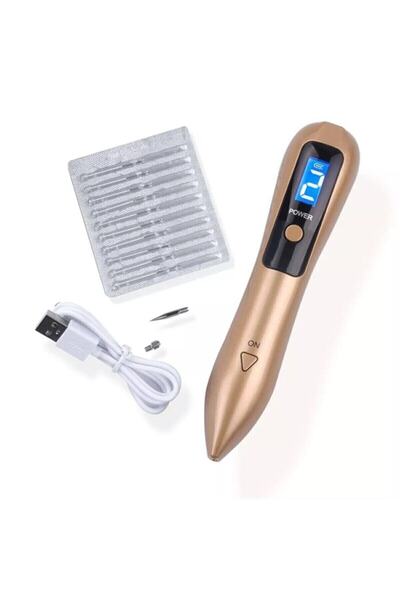 HGM Orijinal Ürün Profesyonel Gold Plazma Pen Cilt Bakım Cihazı Beyaz Model Gold Plazma Pen