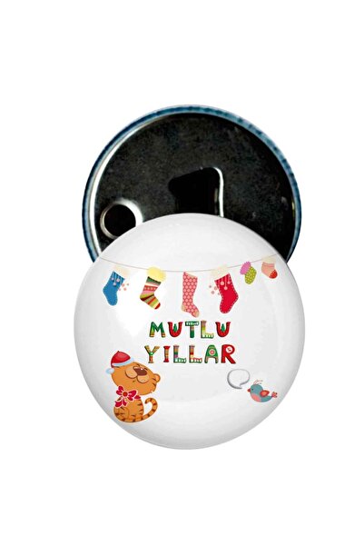 Yılbaşı Hediyelik 10 Ad Magnet Kapak Açacak Şömine Çorapları