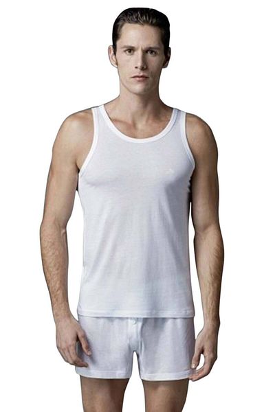 Eros Ers020 Herren Modal-Unterhemd, 2er-Pack