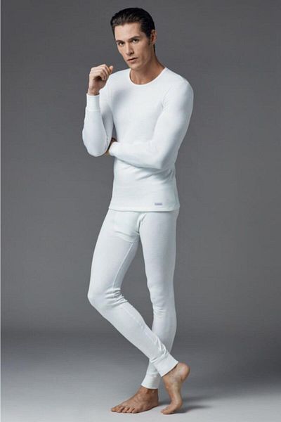 Eros Boxed O Neck Elastane Long Sleeve Men's Thermal Undershirt
