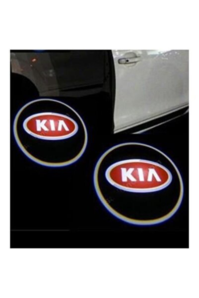 fırsatlar burada Kia Kapı Altı Led Hayalet Logo Pilli Yapıştırmalı 2 Adet