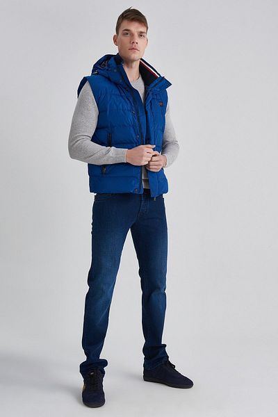 PAUL&SHARK Men's Hooded Puffer Vest