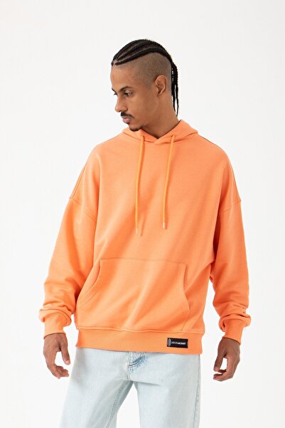 Machinist Φούτερ με κουκούλα χωρίς σχέδια, σε μεγάλο μέγεθος