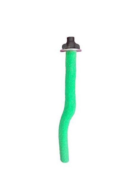 Wooden Bird Sandy Sultan Parrot Perch Green Color