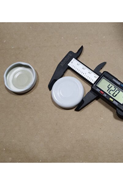 abnturk 10 Adet 42mm Dışçap 38mm İç Çapı, Cam Şişe Konserve Kavanoz Kapağı Si...