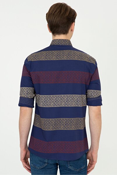 U.S. Polo Assn. Lacivert Erkek Gömlek