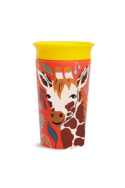 Munchkin Miracle 360° Wildlove Drinking Cup, 12 months+, 266ml, Giraffe, 1 Pack