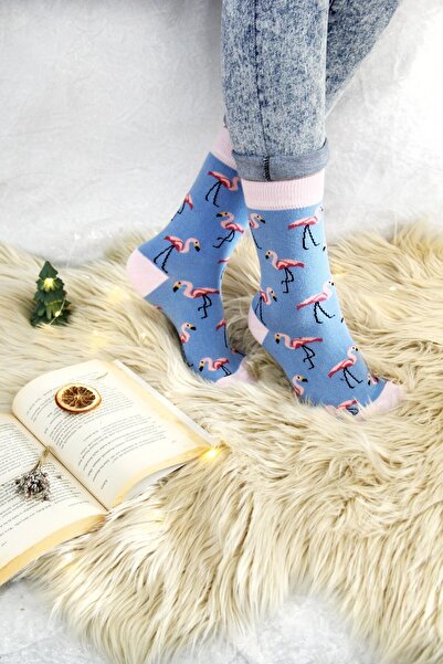 Esafe Home 6-Piece Animal Themed Swan Bee Cat Women's Socks