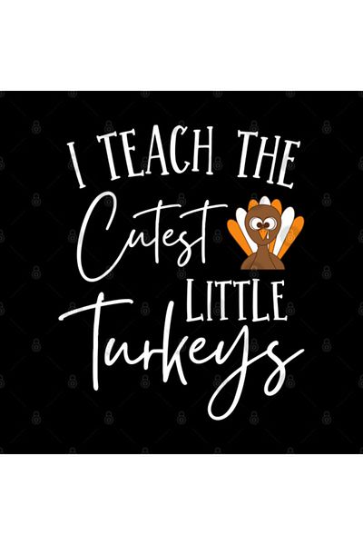 Pixxa كوب I Teach The Cutest Little Turkeys Teacher لعيد الشكر