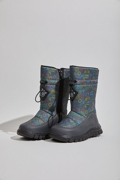 Dudino Step Grey Boy's Boots