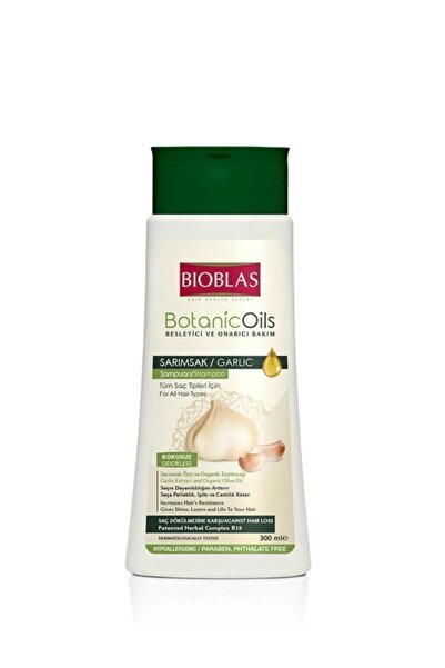 Bioblas Botanic Oils Besleyici Ve Onarıcı Bakım Sarımsak Şampuan Set 2 Adet X 300 Ml
