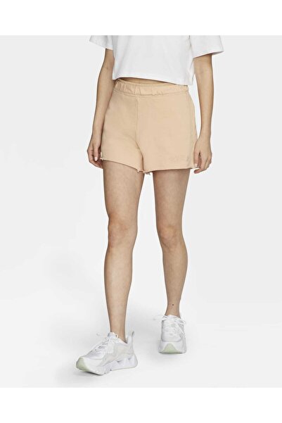 Nike Ženske bež kratke hlače od francuskog frotira