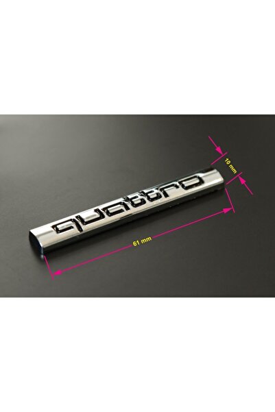 Genel Markalar 4g8853736b Ön Panjur Quattro Yazı Audi A7