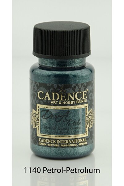 Cadence 1140 Petrol Dora Metalik Kumaş Boyası