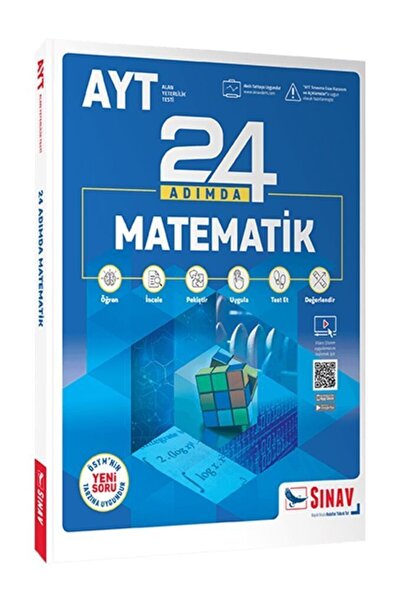 Sınav Yayınları Ayt Matematik 24 Adımda Konu Anlatımlı Soru Bankası