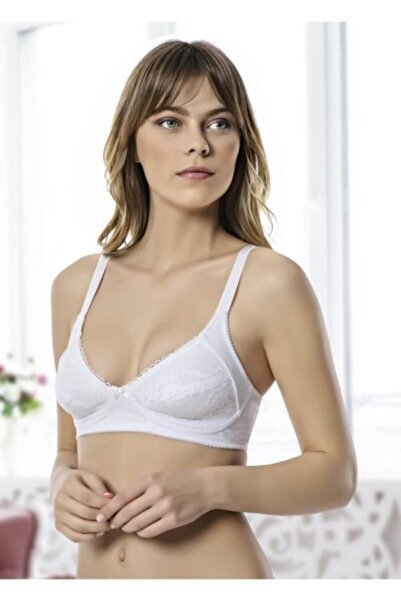 Godewo Women's White Rosa Minimizer Bra