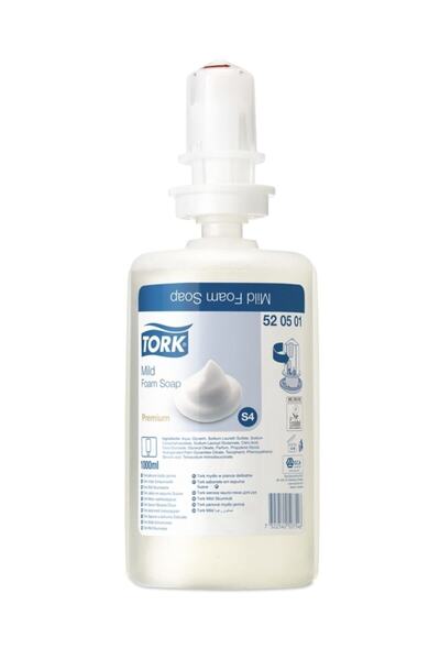 TORK 520501 صابون رغوي خفيف بريميوم سائب 1 لتر 6 قطع