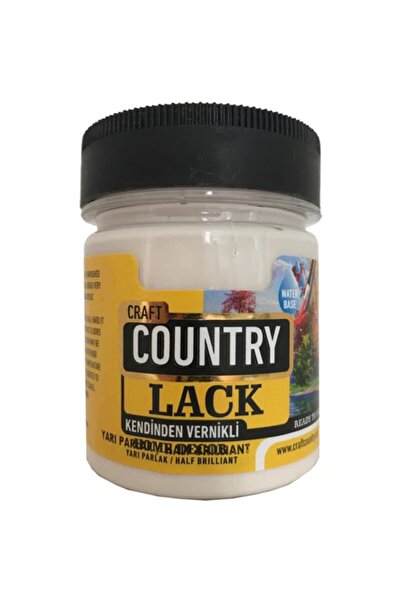 Craft Country Mutfak Dolabı, Kapı Boyası Kendinden Vernikli Lack 120cc 4004 Krem