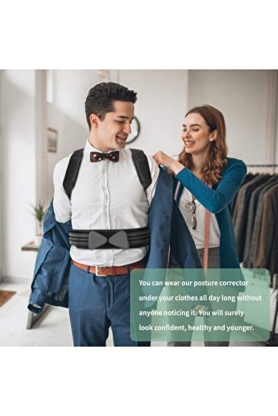 Ankaflex Corset pentru postură în poziție verticală, cu sârmă dublă, anti-cocoșat, care asigură aparatul de sprijin lombar pentru spate.