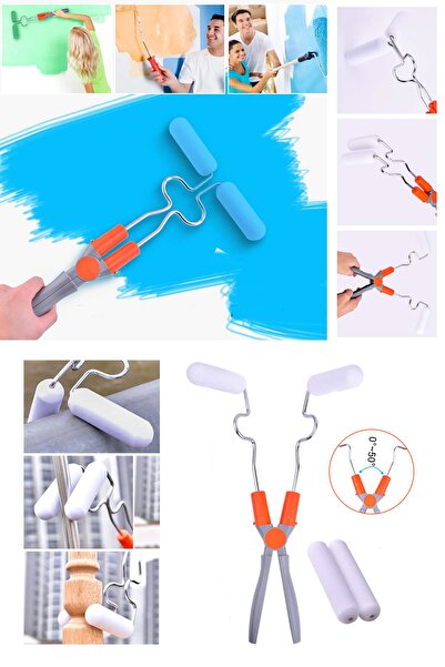 xolo Xglide Çift Başlıklı Rulo Boya Fırçası Profesyonel Çift Taraflı Duvar Ve...