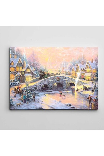 Dekolata Yılbaşı Akşamı Kanvas Tablo 85x120 cm