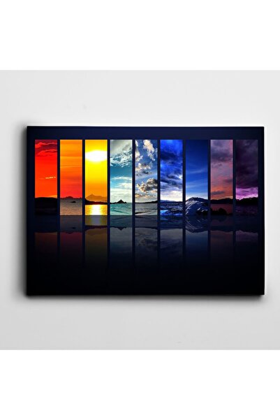 Hava Değişikliği Manzara Kanvas Tablo 85 X 120 cm