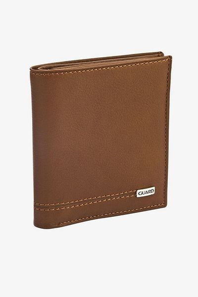 GUARD Unisex Brown Leather Wallet