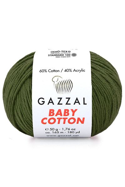 Gazzal Baby Cotton Amigurumi Yarn 50 Gr Πλεκτό Χέρι Σκέλος Punch Yarn 3463