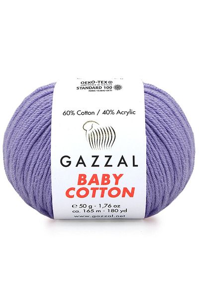 Gazzal Baby Cotton Amigurumi Yarn, Πλεκτό νήμα, Πλεκτό χειροποίητο νήμα