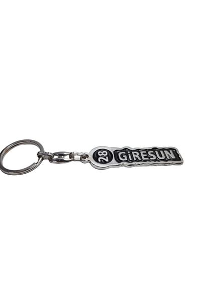 FERMAN HEDİYELİK Giresun 28 Model Steel Plate Keychain