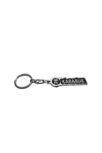 FERMAN HEDİYELİK Karabük 78 - Steel Plate Keychain