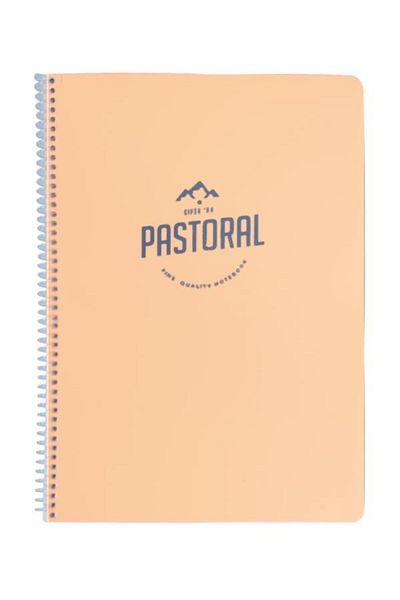Gıpta Pastoral A4 72 Sheets Lined Notebook Pastel Gray