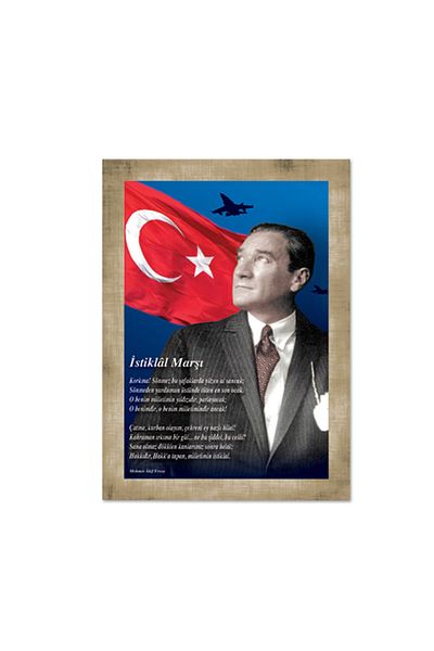 KESKİN COLOR Ataturk Principles and Religions 4-Piece Sticker 14x74220871-99